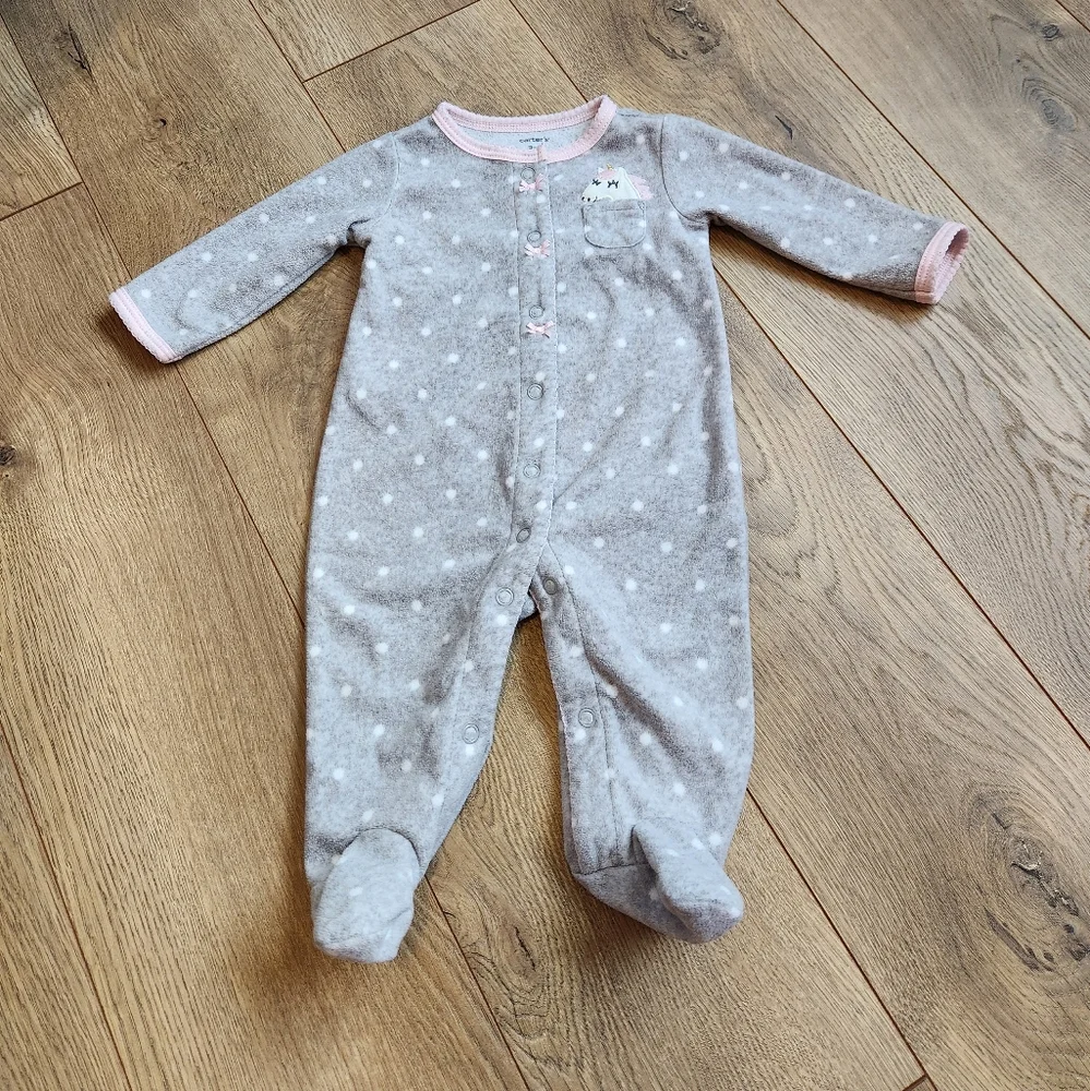3m Carter's Fleece Unicorn Sleeper